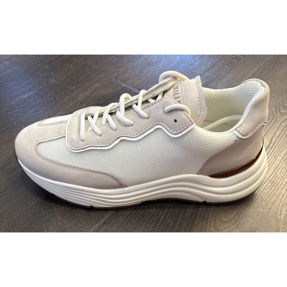 Mallet London Packington Luxury Hub Creme Tan Casual Trainers US 10 EU 43 UK 9